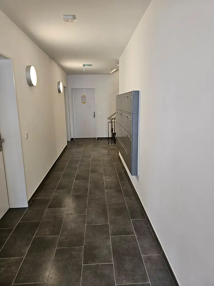Gereinigter Hausflur